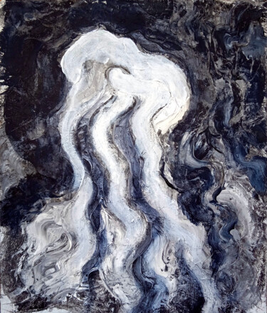 Pittura intitolato "Criatura marina" da Josep Obradors, Opera d'arte originale, Acrilico