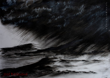 Pintura titulada ""La tormenta"" por José Balbuena, Obra de arte original, Tinta