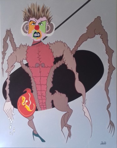 Pintura titulada "Ecce homo" por Josett, Obra de arte original, Oleo