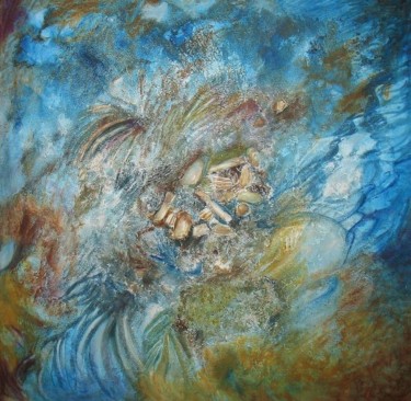 Peinture intitulée "Le lion" par Joshima, Œuvre d'art originale, Huile