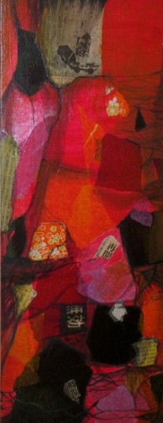 Peinture intitulée "kimono" par Joshima, Œuvre d'art originale, Huile