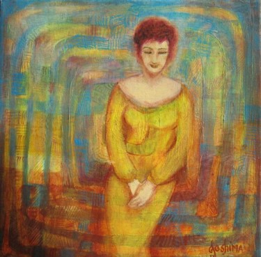 Peinture intitulée "Femmecarre" par Joshima, Œuvre d'art originale