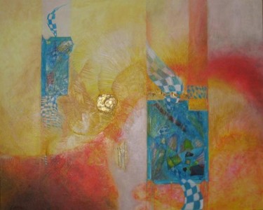 Peinture intitulée "Ascenseurs" par Joshima, Œuvre d'art originale, Acrylique