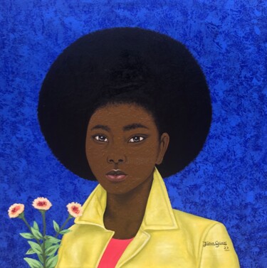 绘画 标题为“Afrolicious 2” 由Joshua Salami, 原创艺术品, 油