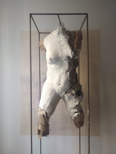 Sculpture intitulée "Venere" par Joshua Stazio, Œuvre d'art originale, Plâtre