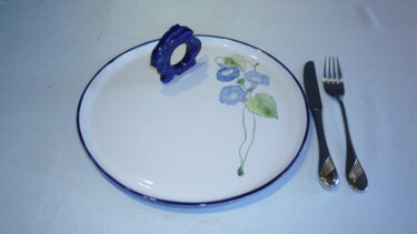 Sculpture intitulée "assiette" par Josi Rica, Œuvre d'art originale, Céramique