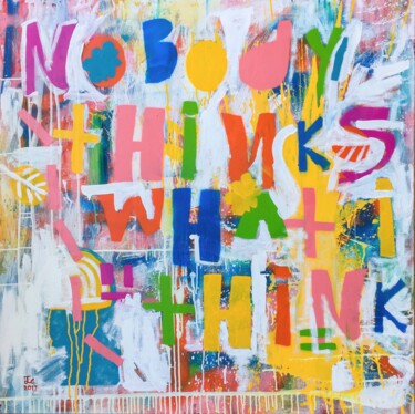 Painting titled "Nobody thinks what…" by Josiah Stam, Original Artwork, Airbrush