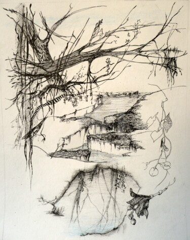 Drawing titled "fantaisie.jpg" by Josiane Chauvin, Original Artwork