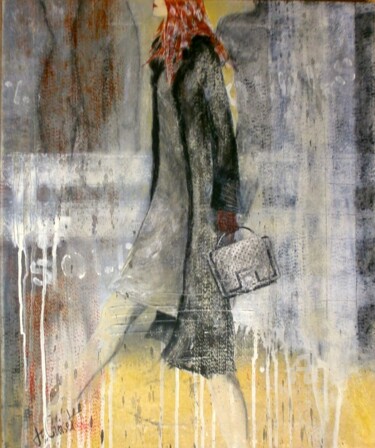 Peinture intitulée "SHOPPING" par Jo Croiset, Œuvre d'art originale, Acrylique