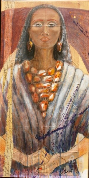 Peinture intitulée "Fière" par Jo Croiset, Œuvre d'art originale, Acrylique