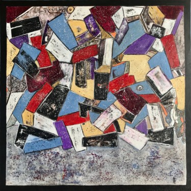 Sans titre 18 Peinture intitulée "Sans titre 18" par Josiane Pape, Œuvre d'art originale, Acrylique Monté sur Châssis