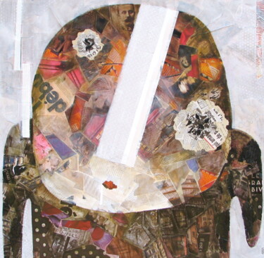 Collages titled "******" by Josiane Coste Coulondre, Original Artwork, Collages