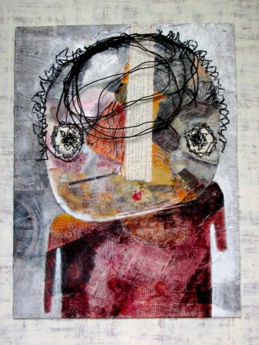 Painting titled "Anonyme" by Josiane Coste Coulondre, Original Artwork