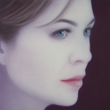 Meredith (Grey's Anatomy) Painting titled "Meredith (Grey's An…" by Josie Mccoy, Original Art, Oil Mounted on Stretcher frame