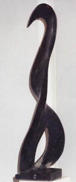 Sculpture intitulée "AFRONT" par Yann Jost, Œuvre d'art originale, Pierre