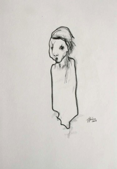 Dessin intitulée "Sans titre" par Joshua, Œuvre d'art originale