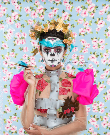 Fotografia intitolato "frida-kahlo" da Josué Lago, Opera d'arte originale