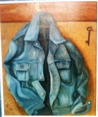 Peinture intitulée "jeans.jpg" par Josy Chatain, Œuvre d'art originale