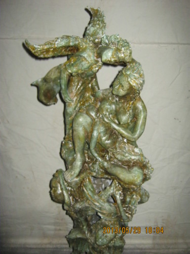 Escultura intitulada "Anjo da Guarda" por Jota Vieira, Obras de arte originais, Outro
