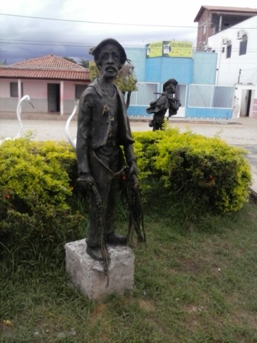 Sculpture titled "O Vaqueiro" by Jota Vieira, Original Artwork, Other