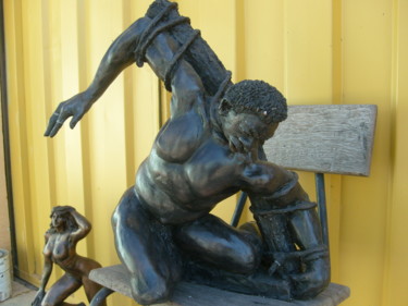 Skulptur mit dem Titel "Escravo" von Jota Vieira, Original-Kunstwerk, Andere