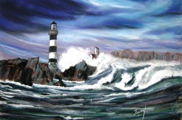 Pintura intitulada "OUESSANT.jpg" por Bernard Jouan, Obras de arte originais, Outro