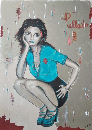 Картина под названием "Pellatoon" - Sophie Eisenberg, Подлинное произведение искусства, Коллажи