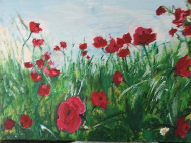 Painting titled "printemps" by Stephane Joukoff, Original Artwork