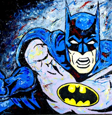 Pittura intitolato "Batman" da Jovanart, Opera d'arte originale, Acrilico
