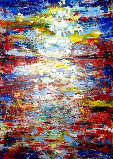 Painting titled "Victory of light" by Jovanart, Original Artwork, Acrylic
