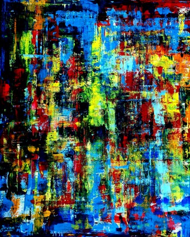Painting titled "Escape from reality…" by Jovanart, Original Artwork, Acrylic