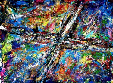 Pintura titulada "Crossroads" por Jovanart, Obra de arte original, Acrílico