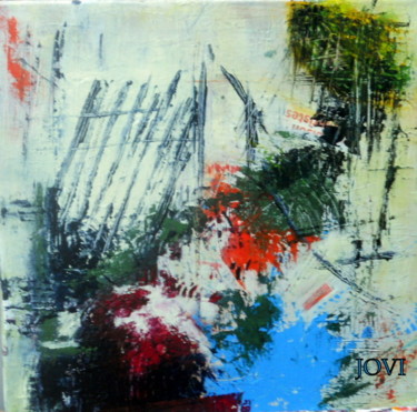 Schilderij getiteld "Abstrait 6" door Viviane Joanchicoy Jovi, Origineel Kunstwerk, Acryl