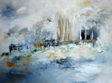 Schilderij getiteld "royan" door Viviane Joanchicoy Jovi, Origineel Kunstwerk, Acryl