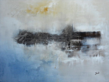 Painting titled "brouillard" by Viviane Joanchicoy Jovi, Original Artwork, Acrylic