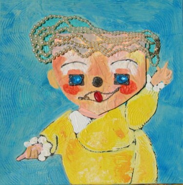 Peinture intitulée "baby boum" par Joyce Benveniste, Œuvre d'art originale, Huile