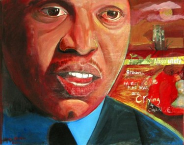 Painting titled "Crying Shame" by Joyce Owens, Original Artwork