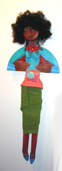 Sculpture titled "A Girl Like Me" by Joyce Owens, Original Artwork, Wood