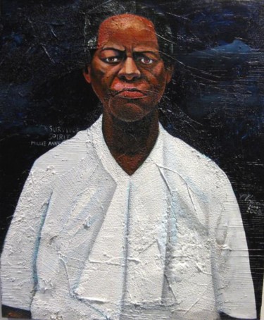 Painting titled "Survivor Spirit Mil…" by Joyce Owens, Original Artwork
