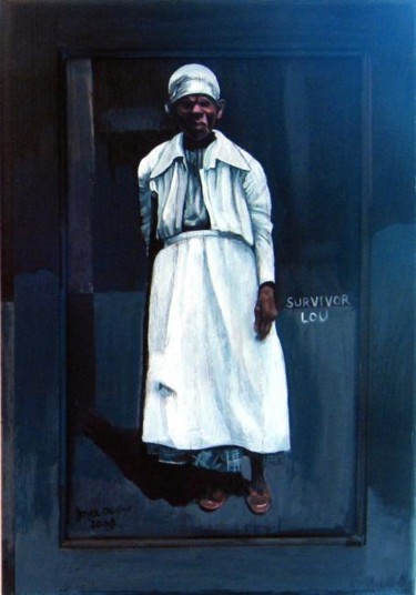Peinture intitulée "Survivor Spirit Lou…" par Joyce Owens, Œuvre d'art originale