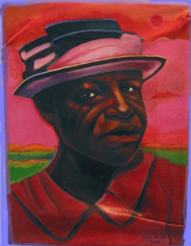 Painting titled "Survivor Spirit: Mi…" by Joyce Owens, Original Artwork