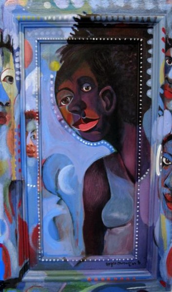 Painting titled "Split Personality r…" by Joyce Owens, Original Artwork