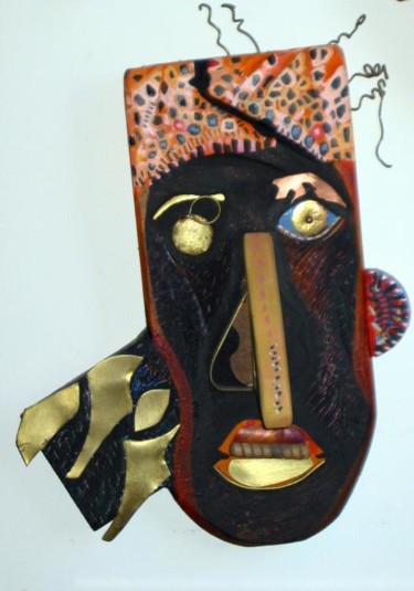 Painting titled "Mask" by Joyce Owens, Original Artwork