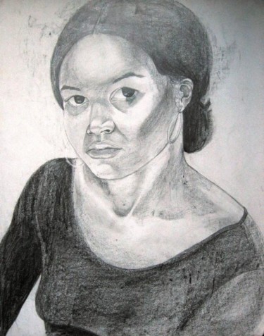 Drawing titled "Joyce Owens self po…" by Joyce Owens, Original Artwork