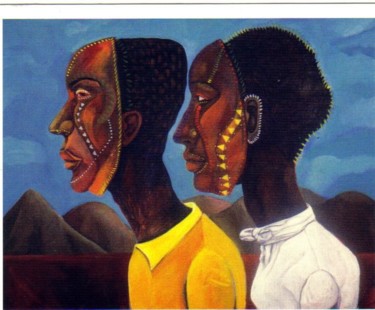 Painting titled "We Are" by Joyce Owens, Original Artwork