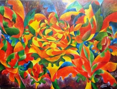 Painting titled "a mother of seven a…" by Joyce Sabdao, Original Artwork