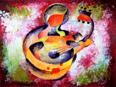 Painting titled "jars of harmony" by Joyce Sabdao, Original Artwork