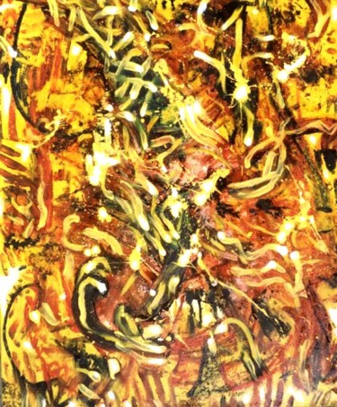 Painting titled "UNTITLED-11" by Joy Mazumder, Original Artwork