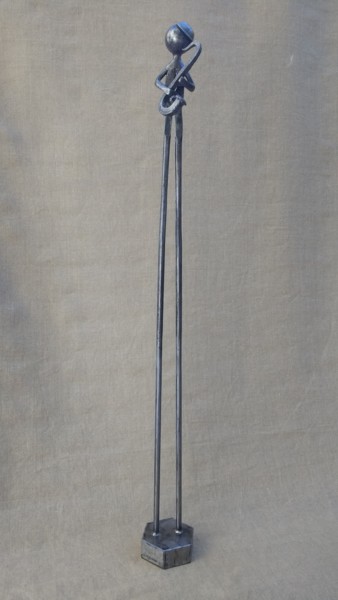 Sculpture intitulée "SAXO" par Cassara, Œuvre d'art originale, Métaux