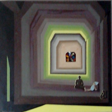 Peinture intitulée "AU THÉÂTRE CE SOIR…" par Jparzy, Œuvre d'art originale, Huile
